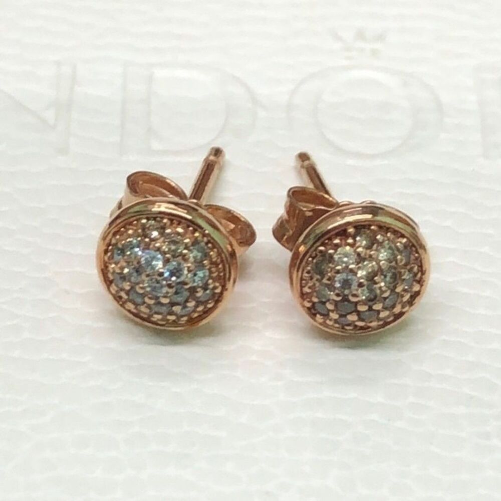 Pandora Rose Dazzling Droplets Earrings Item 280726CZ